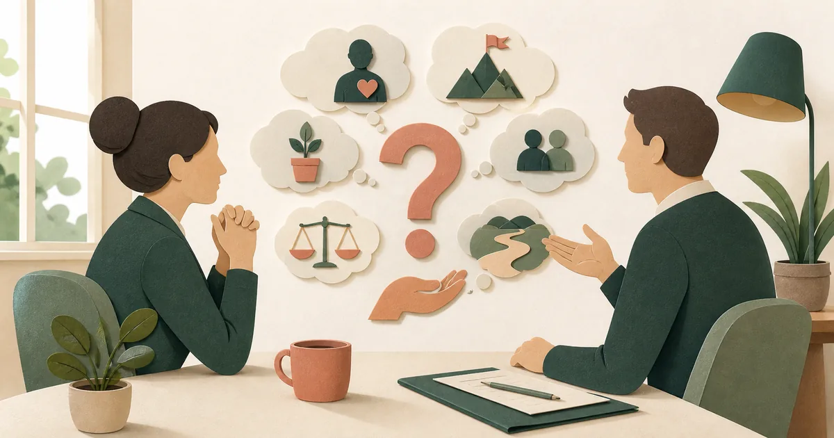 Illustration om: De 7 sværeste jobsamtalespørgsmål