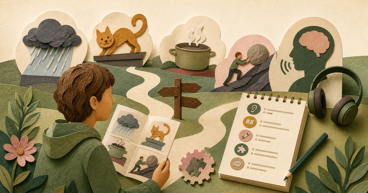 Illustration om: Idiomer for ordblinde: Guide til at forstå danske talemåder