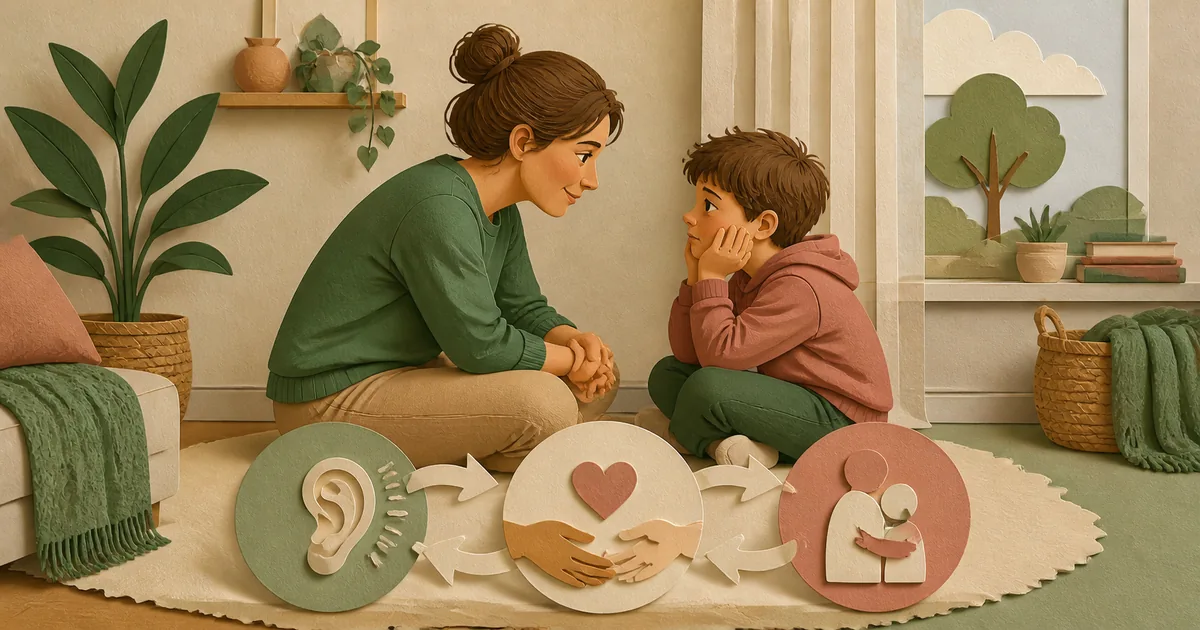 Illustration om: Konflikthåndtering i familien