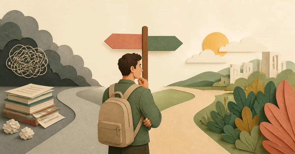 Illustration om: Studieskift midt i semesteret: Akut guide til handling